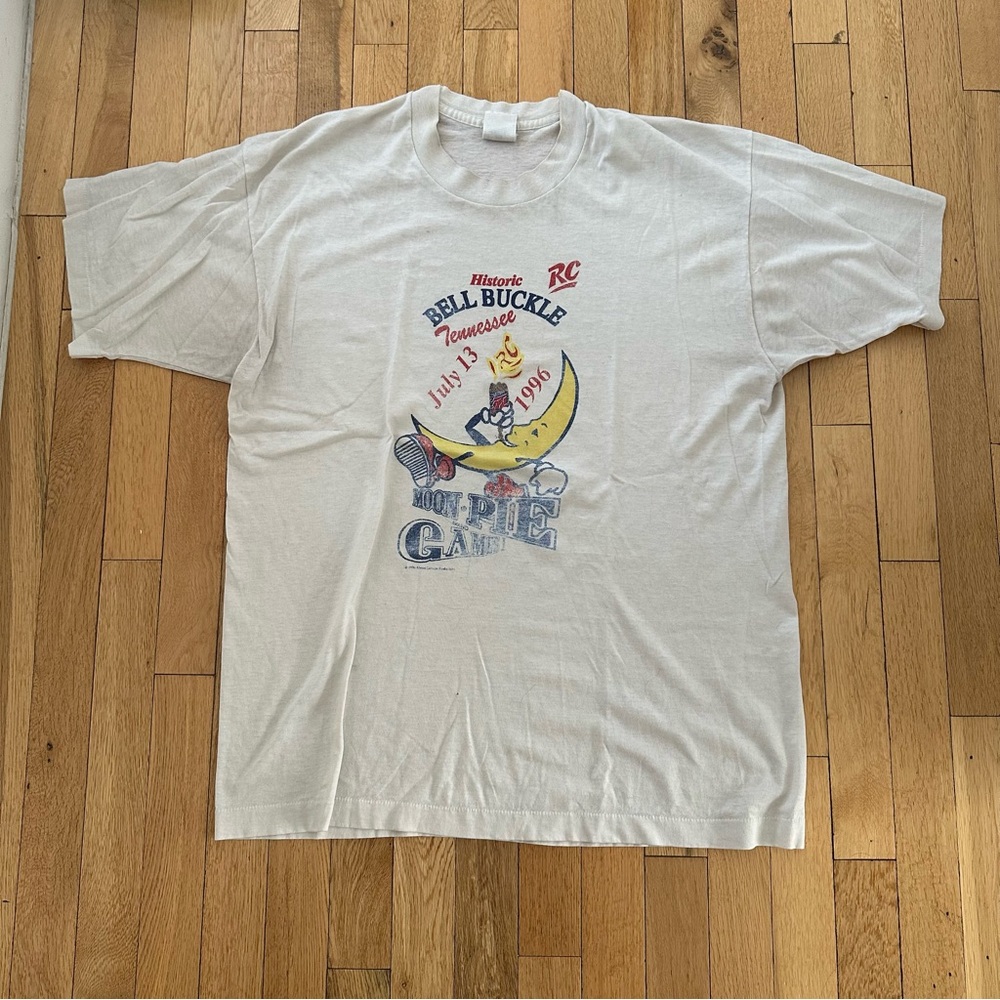 Vintage Single Stitch Moon Pie T-Shirt Sz XL